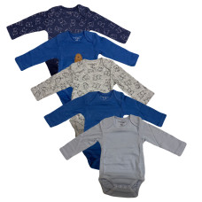 Fox & Bunny Baby Bodysuit Multi 5pcs pack L-62A